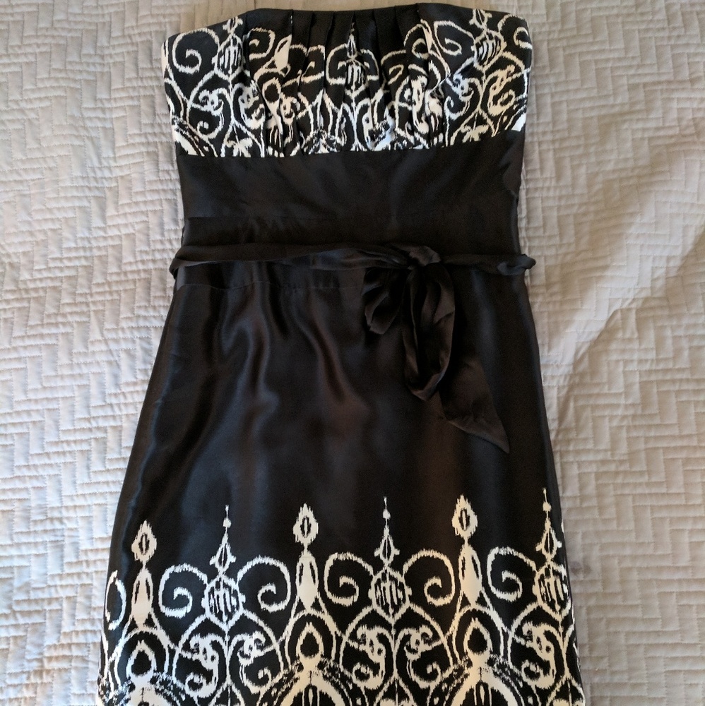 White House Black Market strapless cocktail dress